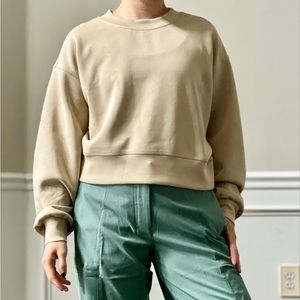 Lululemon Oversized Cropped Crew